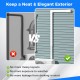 Mini Decorative PVC Slim Line Cover Kit for air conditioners, weather-resistant, keeps pipes organized and protected.