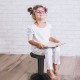 Adjustable black active learning stool with cushion seat, designed for children to promote good posture and core.