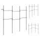 Adjustable floor-to-ceiling clothes rack with 4 hanging rods, suitable for closets and versatile installation options.
