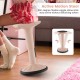 Active learning stool in pink, adjustable height 16.5'' to 24'', promotes good posture and core strength for kids.