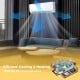 Airtural Series 24000 BTU mini split heat pump with efficient cooling and heating for 1500 sq.ft, WiFi enabled.