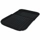 Inflatable SUV air backseat mattress in black, made of durable PVC, ideal for camping and road trips.