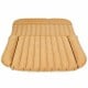 Inflatable SUV air backseat mattress with soft flocking, durable PVC, and electric pump for camping and travel.