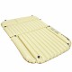Inflatable SUV air backseat mattress made of durable PVC, featuring a flocked surface for comfort, ideal for camping.