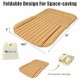 Inflatable SUV air backseat mattress with foldable design, made of soft flocking and PVC, perfect for camping and.