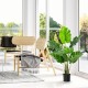4 feet artificial Monstera Deliciosa tree showcasing 10 vivid leaves, designed for easy assembly and year-round.