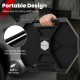 Portable automotive tool creeper with anti-slip handles, 4.5 lbs weight, and efficient storage compartments for easy.