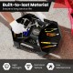 Automotive rolling tool creeper in black with diamond texture, 4 compartments, and 4 swivel casters for easy mobility.