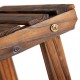 Close-up of the sturdy fir wood construction of a 6-tier garden plant rack, ideal for indoor and outdoor use.