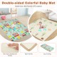 Baby Playpen with Mat and Breathable Mesh - Gallery View 8 of 11