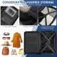 20-inch hardside carry-on luggage with front pocket, USB port, and TSA lock, ideal for short trips and business travel.