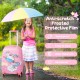 Kids 18-inch luggage set with unicorn design, waterproof, wear-resistant, and easy to clean, perfect for travel.