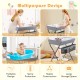 Baby storage folding diaper changing table in gray with compartments, ideal for easy diaper changes and baby massage.