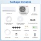 Blast Pro 28000 BTU mini split AC package includes 3 indoor units, 1 outdoor unit, and essential installation.