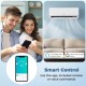 Mini split AC system with smart control features, 20 SEER2 efficiency, and 3-zone heating and cooling for home comfort.