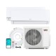 Blast Pro 28000 BTU mini split AC system with heat pump, includes indoor and outdoor units, remote control, and.