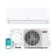 Mini split air conditioner and heater with 12000 BTU, WiFi enabled, includes remote and installation accessories for.