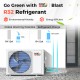 Ductless mini split air conditioner and heater with R32 refrigerant, 24000 BTU, for efficient cooling in spaces up to.