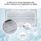 Square ice cubes from the 48 lbs stainless steel ice maker, showcasing the transparent window and compact design for.