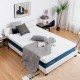 Queen size 10-inch mattress with jacquard fabric cover, featuring gel-infused memory foam for cooling sleep and comfort.