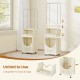 3-tiers laundry cart with hanging bar, 8 hooks, and collapsible design for easy storage in tight spaces.