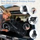 Foldable 3-wheel pet stroller for small and medium dogs, featuring quick-release wheels and easy one-click folding.