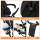 Detachable storage bag and cup holder on the 4-in-1 Baby Trike, designed for convenience and ample storage.