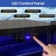 LED control panel of the Beverage Refrigerator Cooler with temperature display and adjustment features for easy.