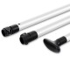Adjustable 3-piece aluminum alloy paddle with durable material, designed for surf and SUP, easy to use and store.