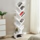 10-tier Tree Bookshelf with Drawer Free-standing Storage Bookcase - Gallery View 3 of 11