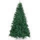 7.5 feet artificial Christmas tree with 2254 branch tips and a sturdy folding metal stand for festive decoration.