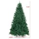 7.5-foot artificial Christmas tree with 2254 branch tips and a sturdy folding metal stand for festive decoration.