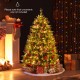5 feet artificial Christmas tree with 250 LED lights, featuring 11 lighting modes, perfect for festive home decoration.