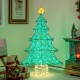 4-foot lighted artificial Christmas tree with 520 LED lights and top star, perfect for festive indoor or outdoor decor.