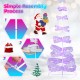 7 feet outdoor spiral Christmas tree with 341 LED lights, featuring a simple assembly process for festive decorations.