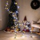 Pre-lit 4.6 feet Christmas reindeer with warm and cold LED lights, showcasing a stunning 3D design for festive indoor.