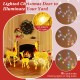 Lighted family deer set featuring 221 LED lights and 16 RGB flashing lights, perfect for festive yard decoration.