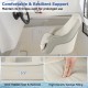Captain bucket seat in white with thick padded cushions and ergonomic design for boat sightseeing, offering waterproof.