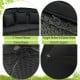 Detail of the Clamshell Patio Round Daybed showing smooth zippers, fixing ropes, and three throw pillows for outdoor.