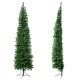 7-foot prelit half-shape Christmas tree with 150 lights, featuring a space-saving design and sturdy metal stand.