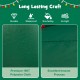 Close-up of 9 feet long Christmas inflatable Santa Claus with gifts, made of durable polyester fabric for outdoor use.