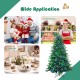Pre-lit 7' artificial Christmas tree with APP controlled LED lights, featuring lush branches for festive decoration.