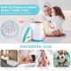 Countertop towel warmer bucket in blue, designed for fast heating and versatile use in bathroom, spa, and pet care.
