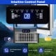 User-friendly control panel of the Commercial Ice Maker with indicators for easy operation and reservation settings.