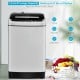Compact washer and dryer combo with 1.5 cu.ft capacity, stainless steel drum, ideal for small spaces and efficient.