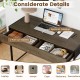 Computer desk with spacious oak tabletop and two pull-out drawers, ideal for home office or study organization.