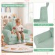 Convertible Kids Sofa 2-in-1 Fold out Toddler Couch Chair - Gallery View 8 of 11