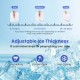 Adjustable ice thickness levels with clear indicators for slow melting, crystal clear, and fast chilling ice cubes.