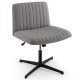 Gray Criss Cross Legged Chair with adjustable height, 120° rocking function, and ergonomic backrest for comfort.