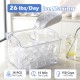 Crescent ice maker countertop in black features a clear display touch panel for easy operation and convenience.